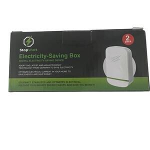 Stop Watt Energy Saving Device, Power Saver, Energy Saver US 2-Pack!